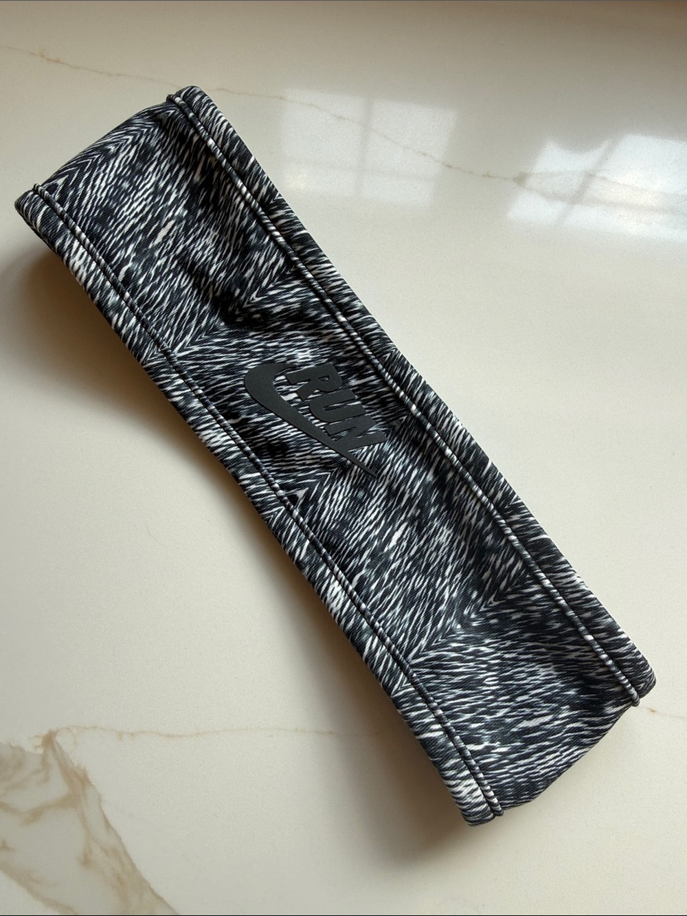 Nike Black, Grey & White Dri-Fit Headband